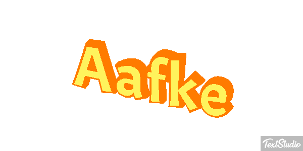 Aafke Effet de texte