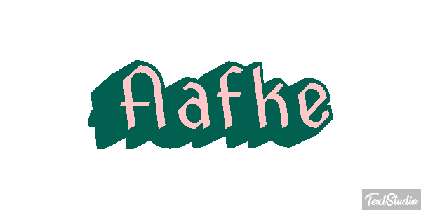 Aafke Effet de texte