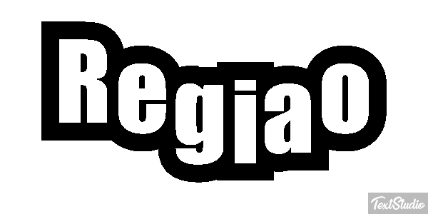 Região Text effect