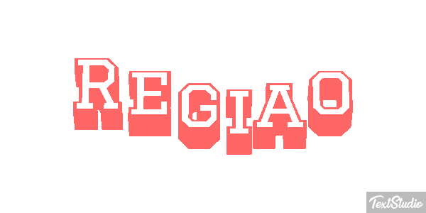 Região Text effect