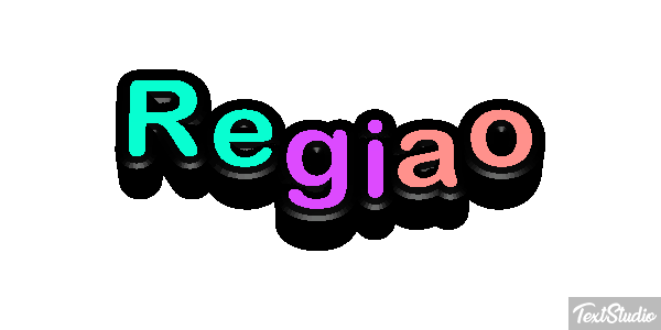 Região Text effect