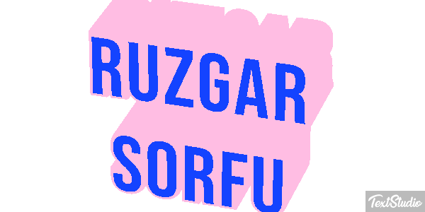 Rüzgar Sörfü Metin efekti