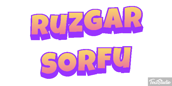 Rüzgar Sörfü Metin efekti