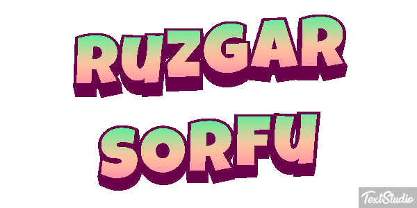 Rüzgar Sörfü Metin efekti