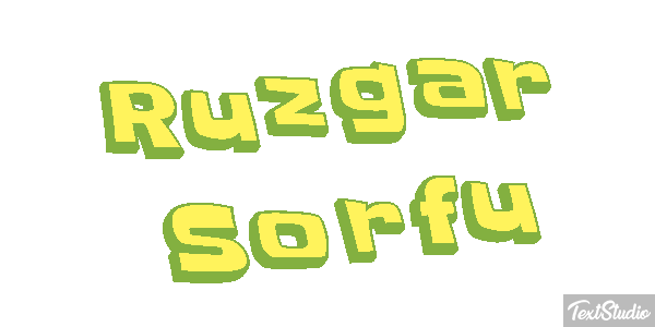 Rüzgar Sörfü Metin efekti