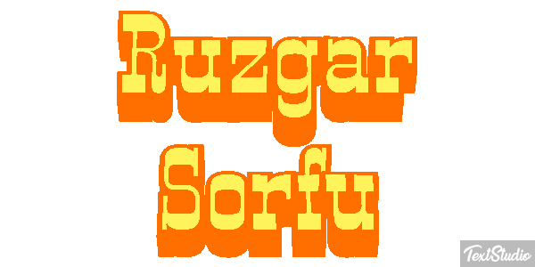 Rüzgar Sörfü Metin efekti