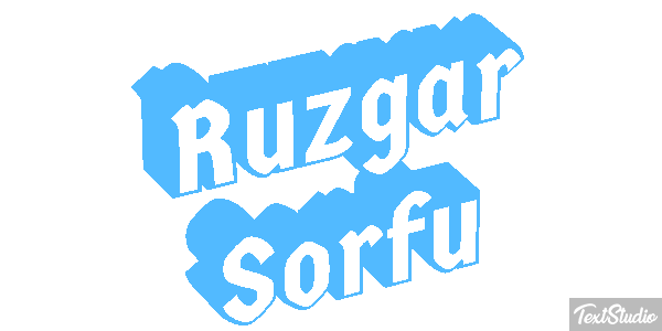 Rüzgar Sörfü Metin efekti