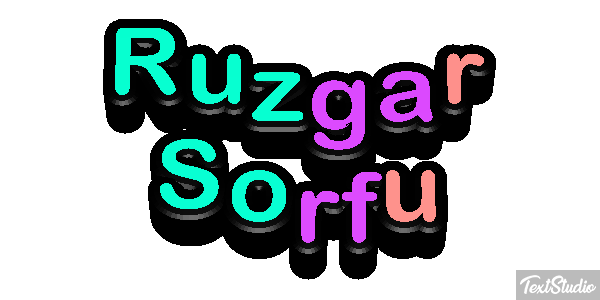 Rüzgar Sörfü Metin efekti