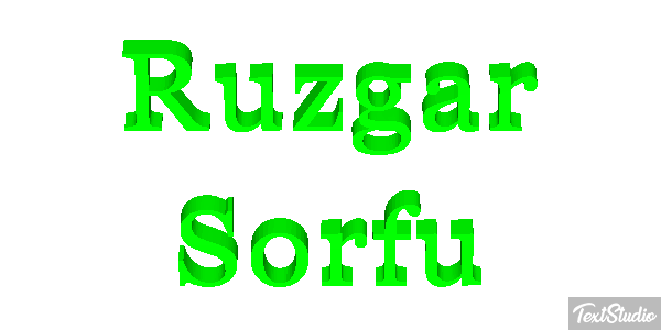 Rüzgar Sörfü Metin efekti