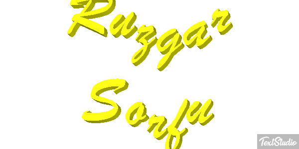 Rüzgar Sörfü Metin efekti