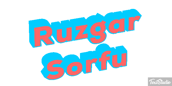 Rüzgar Sörfü Metin efekti