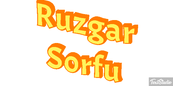 Rüzgar Sörfü Metin efekti