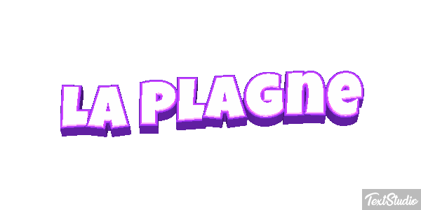 La Plagne Effet de texte
