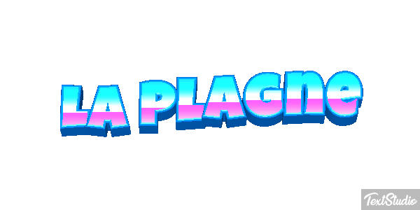 La Plagne Effet de texte
