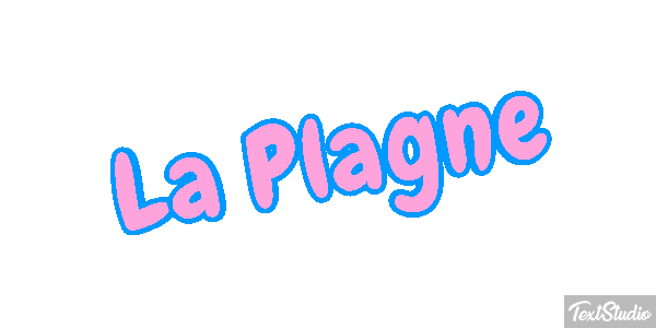 La Plagne Effet de texte