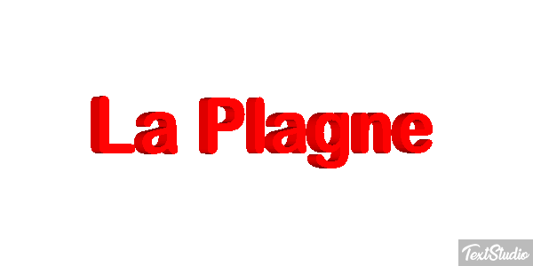 La Plagne Effet de texte