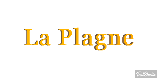 La Plagne Effet de texte