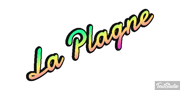 La Plagne Effet de texte