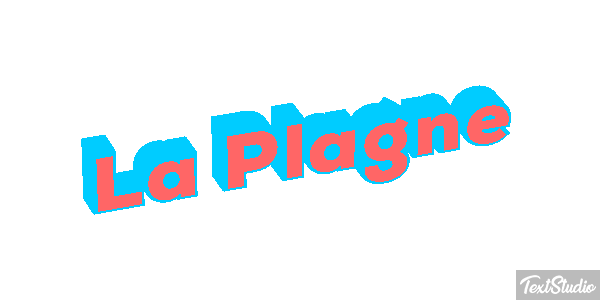 La Plagne Effet de texte