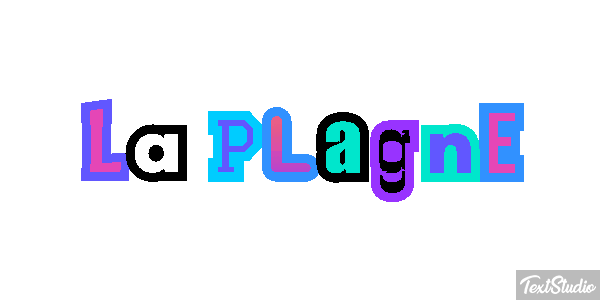 La Plagne Effet de texte
