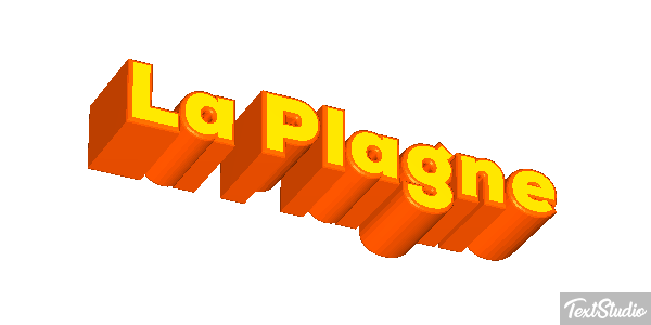 La Plagne Effet de texte