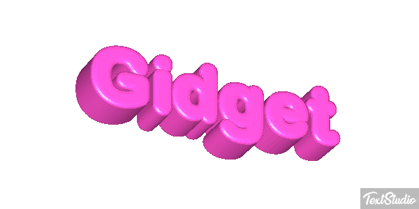 Gidget Tekst effect