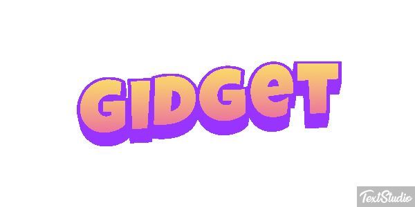 Gidget Tekst effect