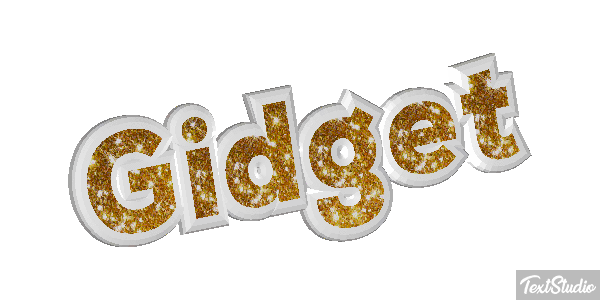 Gidget Tekst effect