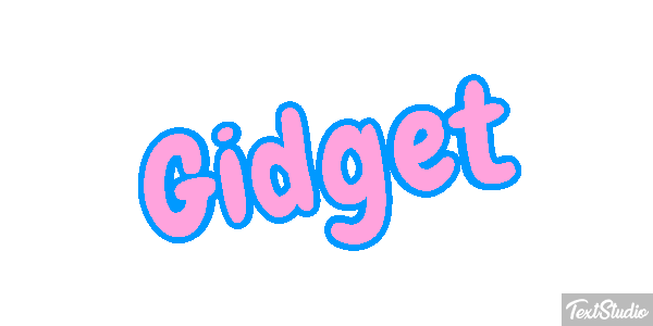 Gidget Tekst effect