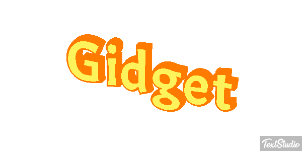 Gidget Tekst effect