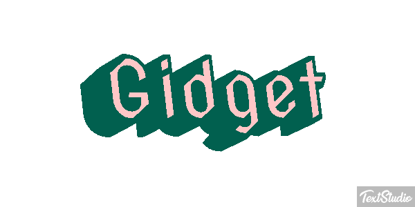 Gidget Tekst effect