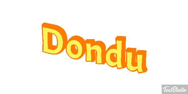 Dondü Effet de texte