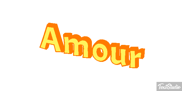 Amour Текстовый эффект