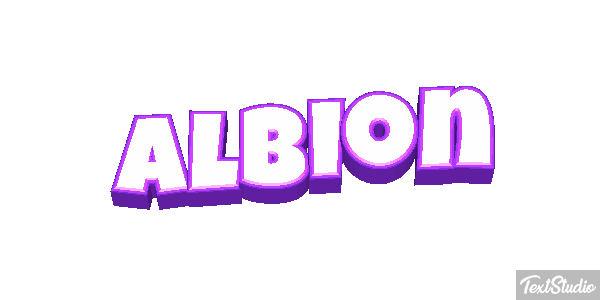 Albion Text effect