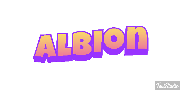 Albion Text effect