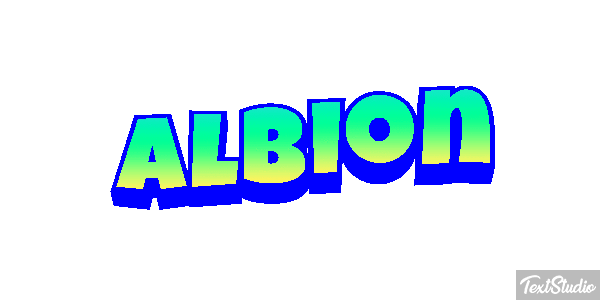 Albion Text effect