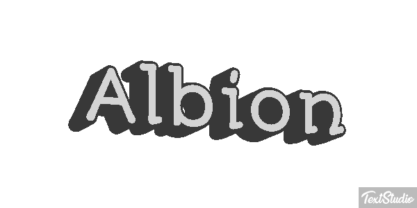 Albion Text effect