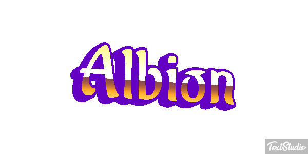 Albion Text effect