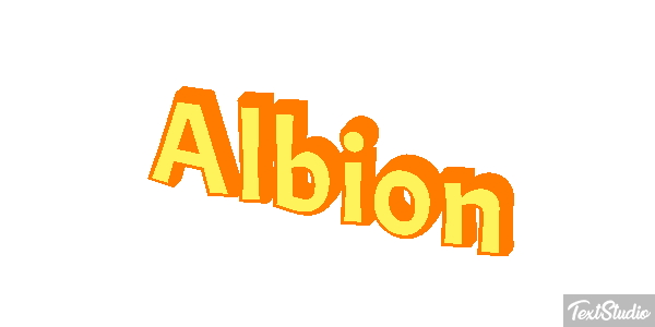 Albion Text effect