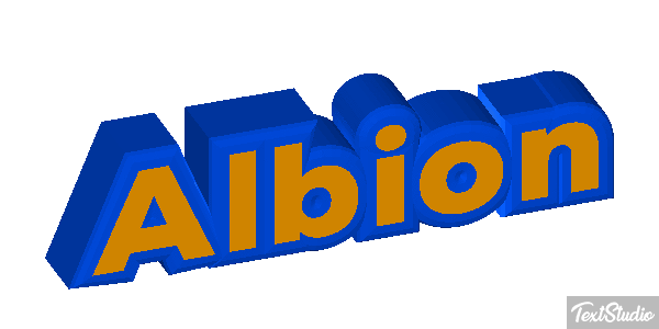 Albion Text effect