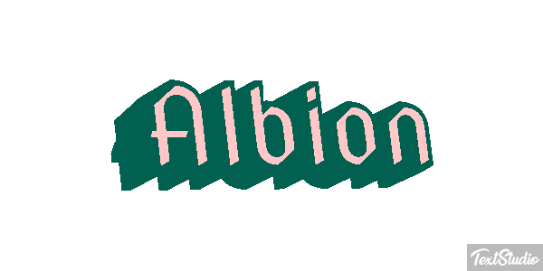 Albion Text effect