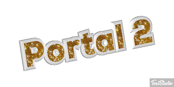 Portal 2 Efecto de texto