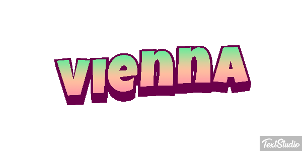 Vienna Текстовый эффект