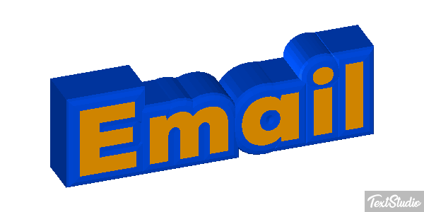 Email Text effect