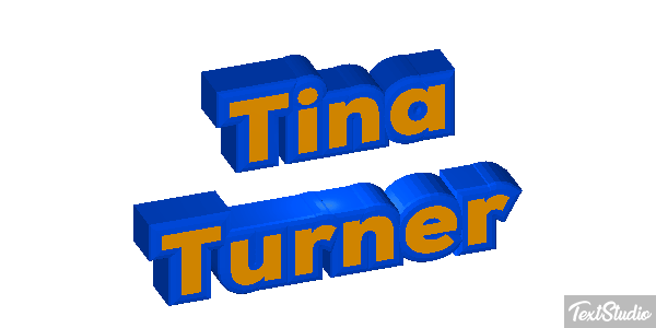 Tina Turner Effet de texte