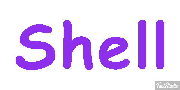 Shell Efeito do texto