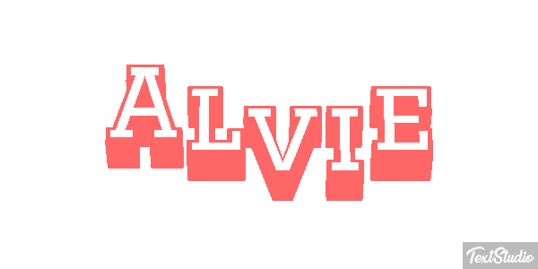 Alvie Text effect