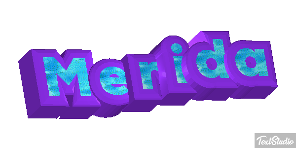 Mérida Efekt tekstowy
