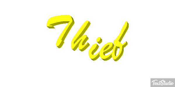 Thief Efecto de texto