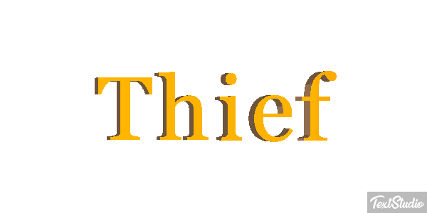 Thief Efecto de texto